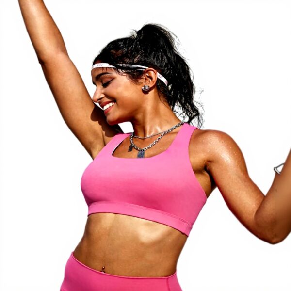 Soutien-gorge de sport femme sans fil rembourré yoga confort