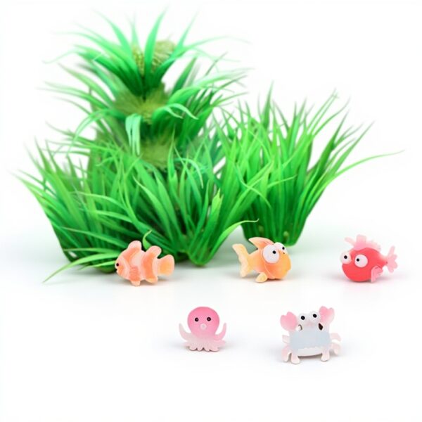 Mini animaux marins résine STOBAZA décoration aquarium