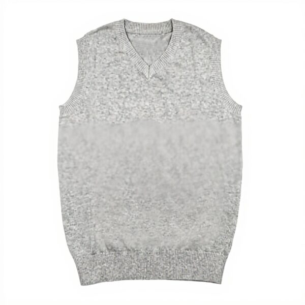 Gilet Homme TOPTIE Col V Coton Tricoté Automne Hiver Slim