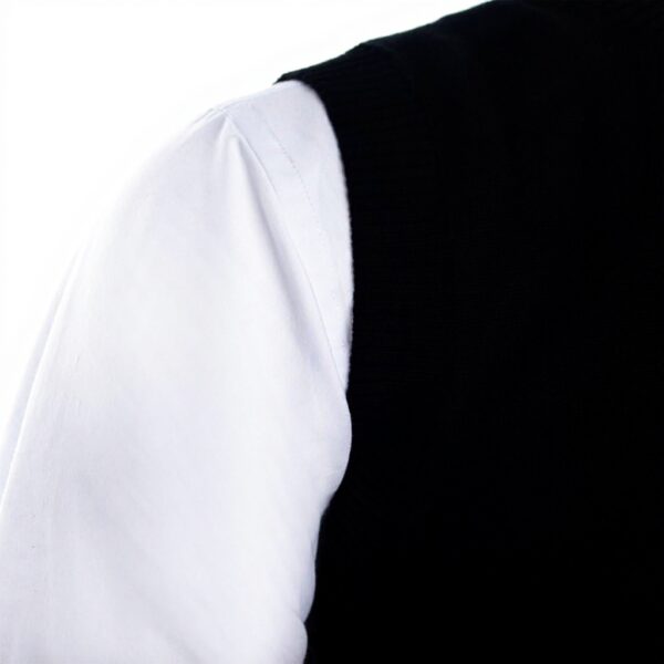 Gilet Homme TOPTIE Col V Coton Tricoté Automne Hiver Slim